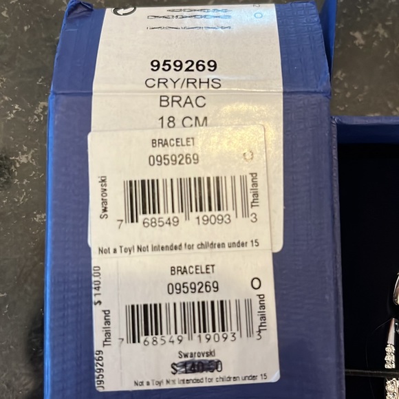 SWAROVSKI bracelet crystals and rhinestones 18 cm - Picture 3 of 3